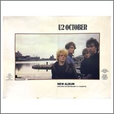 U2 October Island Records 1981 Promotional Poster (UK), usado comprar usado  Enviando para Brazil