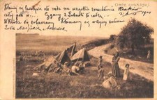 ac6105 - Pocztówki VINTAGE POSTCARD - POLAND - Krakow - Obóz Cygański -1901 na sprzedaż  Wysyłka do Poland