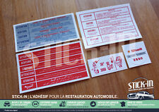 Autocollants stickers peugeot d'occasion  France
