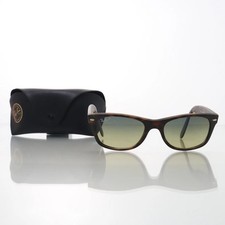 Używany, Ray-Ban, Okulary przeciwsłoneczne, RB 2132 New Wayfarer, Wayfarer, Brązowe #s2H na sprzedaż  PL