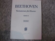 Beethoven variationen fur d'occasion  Expédié en Belgium