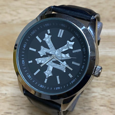 Usado, Relógio de quartzo analógico Zoo York masculino movimento Japão prata preto ~ bateria nova comprar usado  Enviando para Brazil