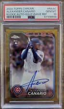 2024 Topps Chrome - Autógrafos de novato onda de ouro Alexander Canario 1/50 POP1 comprar usado  Enviando para Brazil