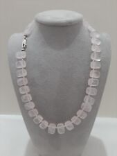 Collana quarzo rosa usato  Valenza
