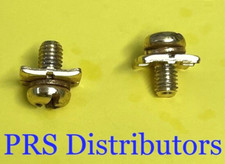 2 peças parafusos terminais amplificador dourado com arruelas quadradas para alguns amplificadores de carro, usado comprar usado  Enviando para Brazil