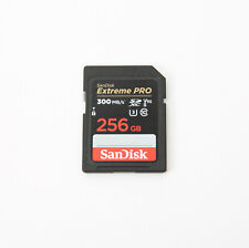 Tarjeta de memoria SD SanDisk Extreme Pro 256 GB SDXC Clase 10 U3 V90 UHS-II 300 MB/s, usado segunda mano  Embacar hacia Argentina