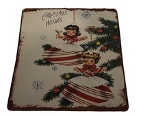 Metal sign christmas for sale  Morganton