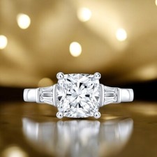 Bague fiançailles diamant d'occasion  Expédié en France