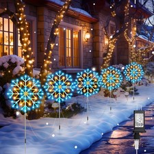 Brightown snowflake lights for sale  USA