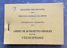 Carnet vignettes fiscales d'occasion  Nègrepelisse