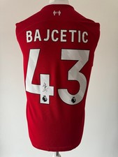 Camisa STEFAN BAJCETIC assinada - Liverpool -PROVA/COA - Espanha Celta Vigo Las Palmas comprar usado  Enviando para Brazil