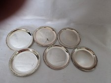 Untersetzer gläser versilbert gebraucht kaufen  Wuppertal