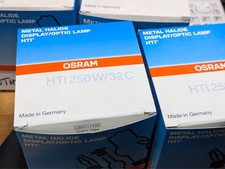 OSRAM HTI 250W/32C | Metal Halide Lamp | Stage Projector Lamp | Bühnenlampe  1 x comprar usado  Enviando para Brazil
