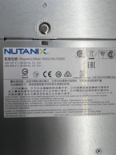 NXS2U1NL12G600 NUTANIX 2U 12LFF SERVER 2x 18C 6154 3.0GHz 768GB RAM S3008L SEM HD comprar usado  Enviando para Brazil