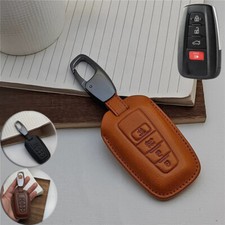 Capa chaveiro de carro couro genuíno para Toyota Camry Corolla GT86 RAV4 Prius comprar usado  Enviando para Brazil