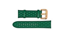Autêntica pulseira de relógio Invicta S1 Rally 17010 couro verde/ouro rosa fivela 26 mm comprar usado  Enviando para Brazil
