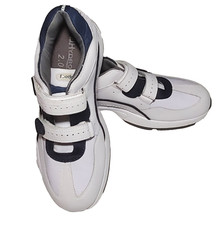 Footjoy Zapatos Para Hombres Talla 8 1/2 M Tenis de Golf 50026 Blanco Cuero Gancho/Bucle NUEVO segunda mano  Embacar hacia Mexico