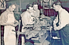 Maquinista 1944 colocado 8" x 10" imagen fotográfica fotografía real maquinaria industrial segunda mano  Embacar hacia Mexico