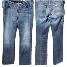 Jeans feminino vintage Seven 7 For All Mankind tamanho 31 pernas longas bootcut lavagem média (35x34) comprar usado  Enviando para Brazil