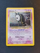 Pokemon karte unown gebraucht kaufen  Münster
