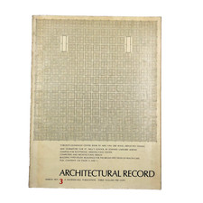 Architectural record 1971 usato  Milano