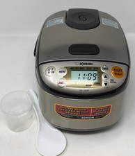 Usado, Zojirushi NS-LHC05 3 xícaras Micom panela de arroz e aquecedor aço inoxidável marrom escuro comprar usado  Enviando para Brazil
