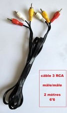 Câble rca mâle d'occasion  Maisons-Alfort