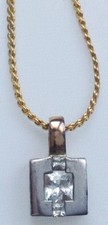 Pendentif collier rétro d'occasion  Bonneuil-Matours