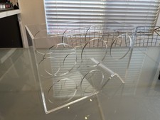 clear acrylic wine rack for sale  Sylmar