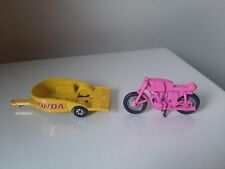 Usado, Motocicletas e reboques Honda Matchbox Lesney #38. Rosa quente e verde. comprar usado  Enviando para Brazil