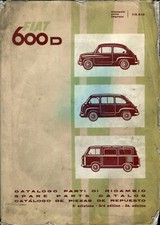 Usado, Fiat 600D Saloon Multipla Van catálogo oficial de peças de reposição 1963 comprar usado  Enviando para Brazil