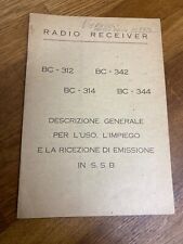Libretto istruzioni ricevitore usato  Firenze