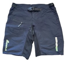 Shorts Enduro MTB ciclismo bicicleta Indola York com cinto preto marinho escuro 34 comprar usado  Enviando para Brazil