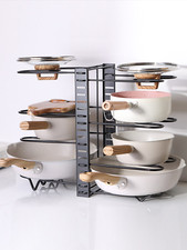 organizador de ollas sartenes gabinetes cocina desmontável estante 8 níveis NOVO comprar usado  Enviando para Brazil