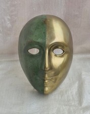 MASQUE VENITIEN EN BRONZE POLI BICOLORE PAR VOLARE 1986 comprar usado  Enviando para Brazil