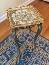 wood table gold side for sale wood table gold side for sale Springfield