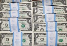 2021 UM DÓLAR $1 Notas CRISP NÃO CIRCULADAS do PACOTE BEP (100 Notas Sequenciais) comprar usado  Enviando para Brazil