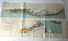 Map plan liverpool for sale  LEEK