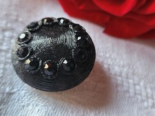 Vintage black rhinestone d'occasion  Expédié en Belgium