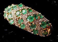 9ct gold emerald for sale  ROGART