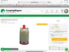 Gasflasche propangasflasche gr gebraucht kaufen  Bremen
