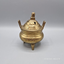 Vintage brass incense for sale  Cary