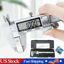 Pinça digital 150mm Vernier 6" micrômetro de aço inoxidável medidor LCD comprar usado  Enviando para Brazil