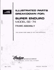 Indian frame parts for sale  Shelby