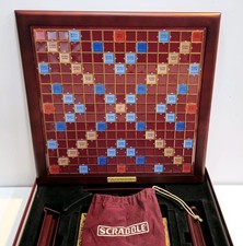 Vintage scrabble deluxe for sale  BASILDON