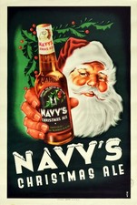 Advertising posters navys for sale  UK
