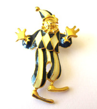 Goldtone enamel articulated for sale  CROMER