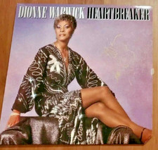 LP de vinil assinado por Dionne Warwick álbum Heartbreaker  comprar usado  Enviando para Brazil