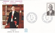 1971 fdc hommage d'occasion  Mortagne-du-Nord