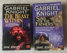 2 GABRIEL KNIGHT The Beast Within SINS OF THE FATHERS pb JANE JENSEN comprar usado  Enviando para Brazil